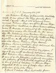 Letter, Frances Pickering Thomas to Eunice J. Stockwell, January 24, 1938