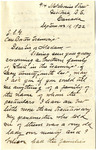 Letter, Ann Bartlett Coddington to J. S. G. in care of Boston Transcript, September 10, 1922