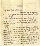 Letter, Mary Bunthing Cloeff to Eunice J. Stockwell, June 19, 1924