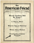 The American Friend, Volume XXIV, No. 11, May 28, 1936