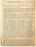 Copy of Letter, Mary Meares Galt to Oscar Johnston, May 30, 1947