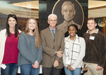 Kosciusko High School Participants with Dr. Peter Ryan by Mississippi State University Libraries