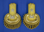 Gold Epaulettes with General Star and Corp of Engineers Insignia
