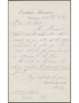 Letter, Orville E. Babcock to L. S. Felt, February 26, 1872 by Orville E. Babcock