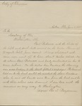 Letter, George D. Benjamin to Robert Todd Lincoln, June 4, 1884