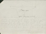 Letter Book-Loose Page, Dimensions of Pontoon Boats built in Knoxville for Bridge at Strawberry Plains, by Robert B. Talfer, [1864] by Robert B. Talfer