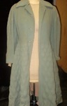 Blue Quilited Coat by Myrna Colley-Lee