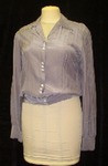 Mauve Silk Button Down Blouse