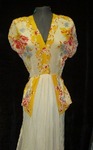 Yellow, Red, and Blue Floral Dress by Myrna Colley-Lee