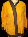 Yellow and Brown Jacket by Myrna Colley-Lee
