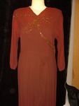 Dark Red Dress by Myrna Colley-Lee