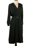 Black Dress with Belt by Myrna Colley-Lee