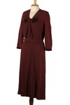Burgundy Dress by Myrna Colley-Lee