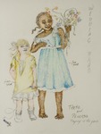 Wedding Band, Teeta and Princess Playing in the Yard by Myrna Colley-Lee