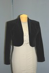 Black Velvet Bolero (Cropped Open Jacket)