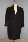 Men's black Double Breasted Long Coat by Myrna Colley-Lee