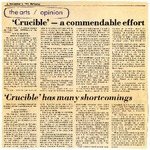 The Crucible, newspaper (1973)