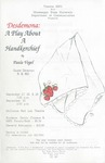 Desdemona: A Play About A Handkerchief, program