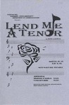 Lend me a Tenor, program