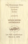Spoon River Anthology, program (1976)