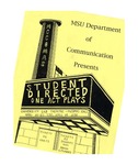 Student Directed One Act Plays, program