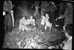 Roasting Hot Dogs at Presley Party by Fred A. Blocker