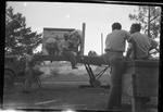 Ag Festival Block and Bridle Club's Float Under Early Construction by Fred A. Blocker