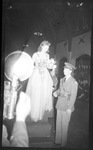 Student with Flowers at Military Ball in Perry Hall Cafeteria by Fred A. Blocker