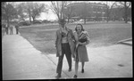 Couple Walking to Class by Fred A. Blocker