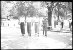 Group of Friends Walking to Class by Fred A. Blocker