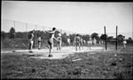 Students Playing Volleyball by Fred A. Blocker