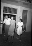 Students Leaving Campus Grill by Fred A. Blocker