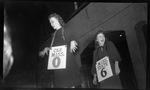 Students Wearing Signs of 1941 Egg Bowl Score by Fred A. Blocker