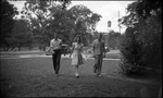 Students Walking on Campus by Fred A. Blocker
