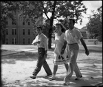 Students Walking by Fred A. Blocker