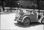 Students Riding in a Car by Fred A. Blocker