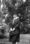 Woman in Dress Suit and Hat by Fred A. Blocker