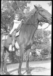 Young Girl on Horseback by Fred A. Blocker