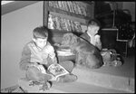 Boys Reading Comic Books by Fred A. Blocker
