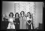 Women Posing in Gowns by Fred A. Blocker