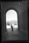 Archway on Drill Field by Fred A. Blocker