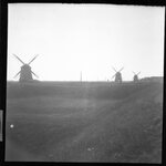 Windmills in a Field by Fred A. Blocker