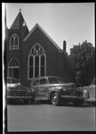Just Married' Car Outside Church by Fred A. Blocker