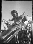 Girl on Slide by Fred A. Blocker
