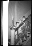 Children on Staircase by Fred A. Blocker