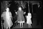 Children on Porch with Sparklers by Fred A. Blocker