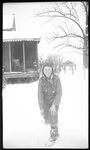 Boy in Snow by Fred A. Blocker