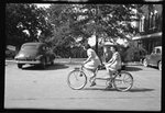 Women on Tandem Bike by Fred A. Blocker