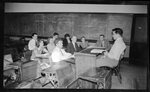 Small Group of Students in Classroom by Fred A. Blocker