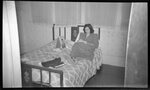 Woman Writing Letter in Bed by Fred A. Blocker